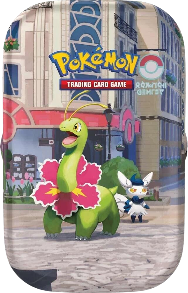 Lumiose City Mini Tin (Meganium & Meowstic) - Shop at xdovtoxtgo