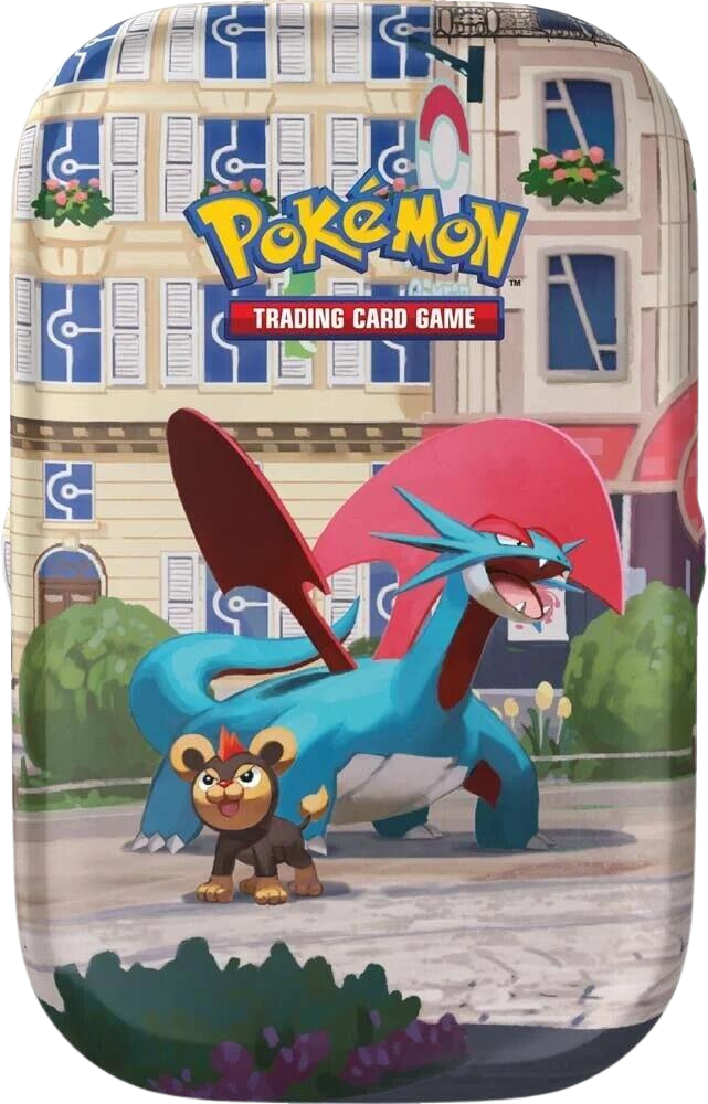 Lumiose City Mini Tin (Salamence & Litleo) - Shop at xdovtoxtgo