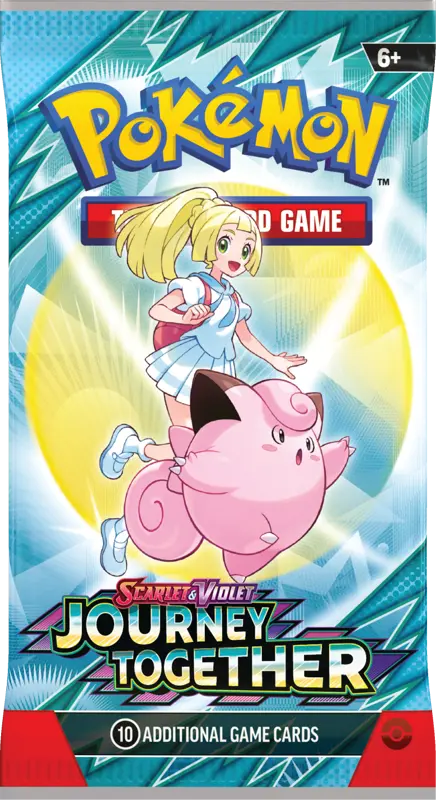 Pokemon Scarlet & Violet Journey Together: Booster Pack (10 Cards)