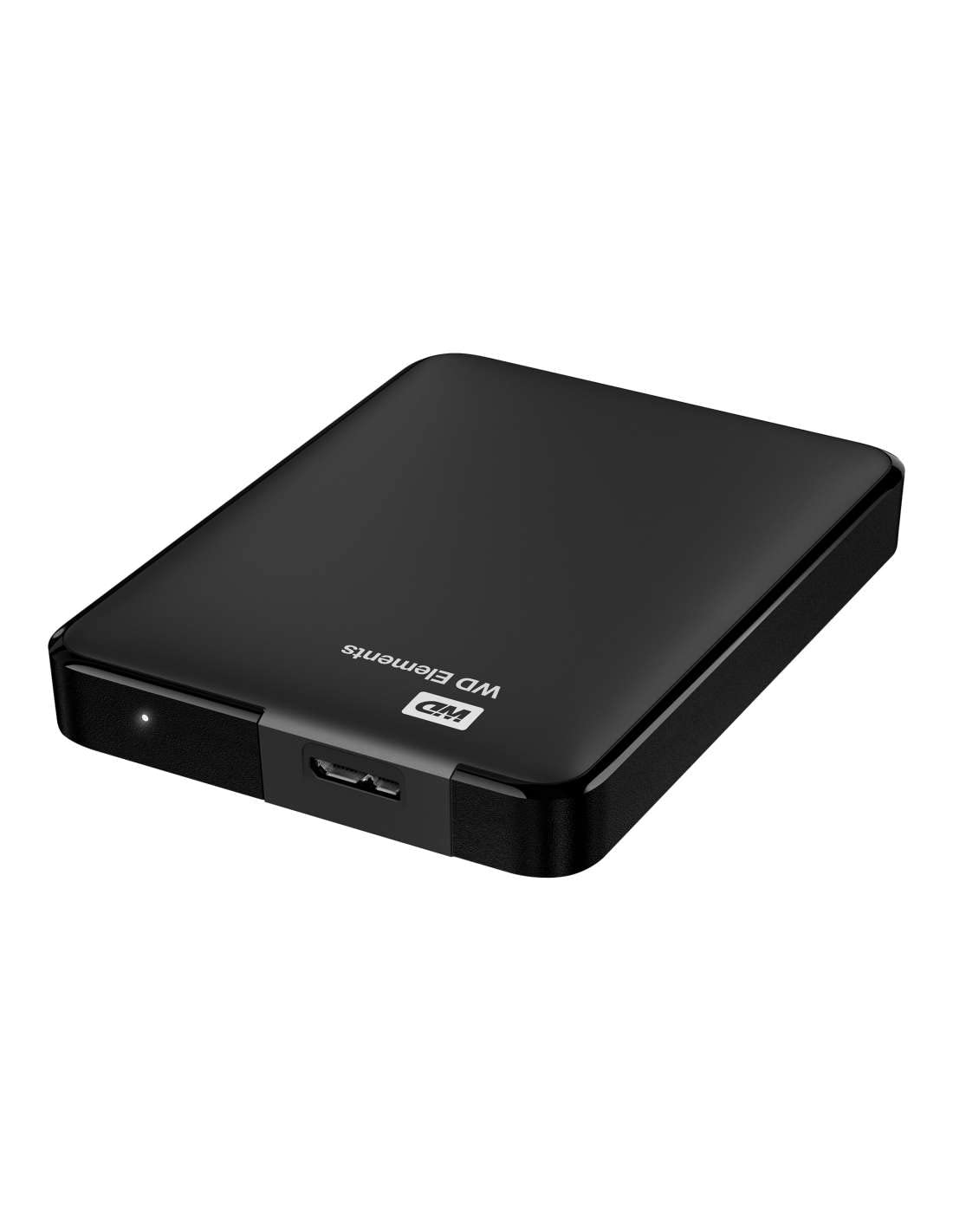 WD 2TB Elements portable external hard drive, USB 3.0 interface, portable external storage, Plug-and-Play, SuperSpeed USB 3.2 Gen 1, Formatted for PC and Mac, Black