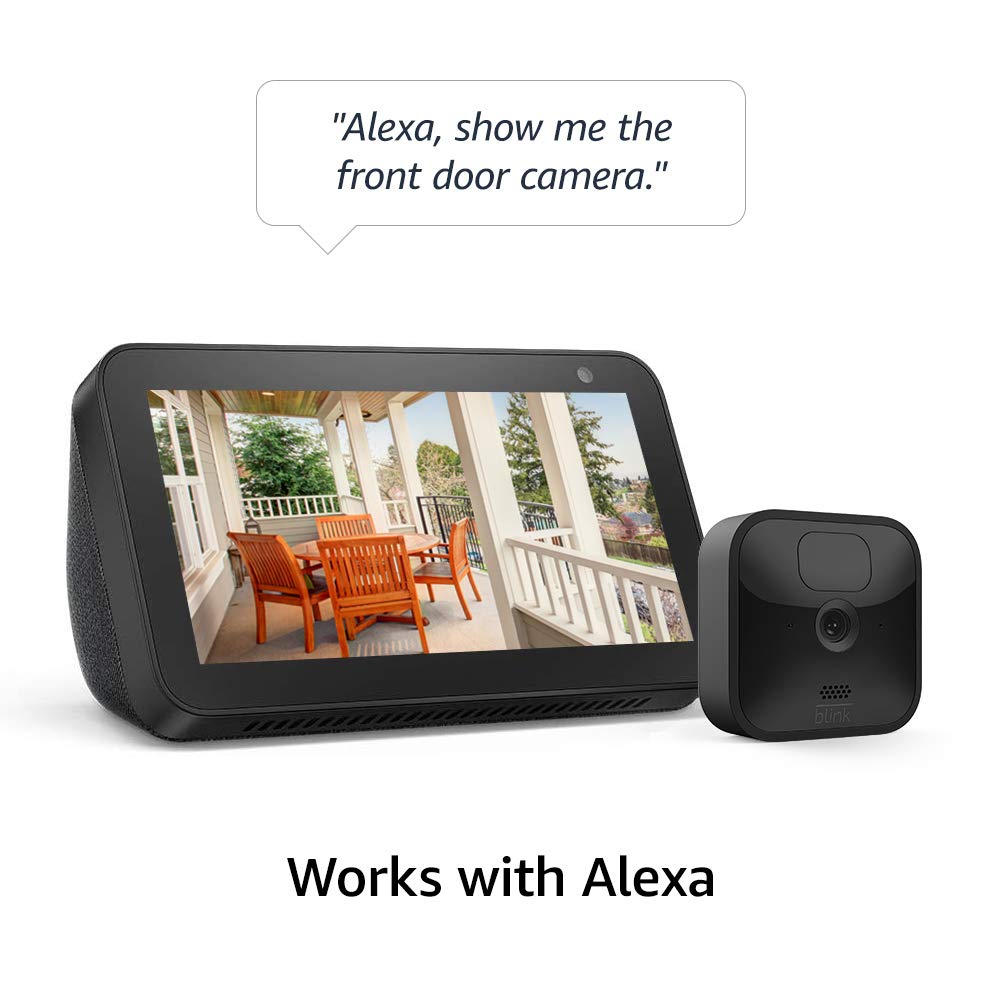 Blink Outdoor with two-year battery life | Wireless HD smart security camera, motion detection, Alexa enabled | 1-Camera System with Sync Module