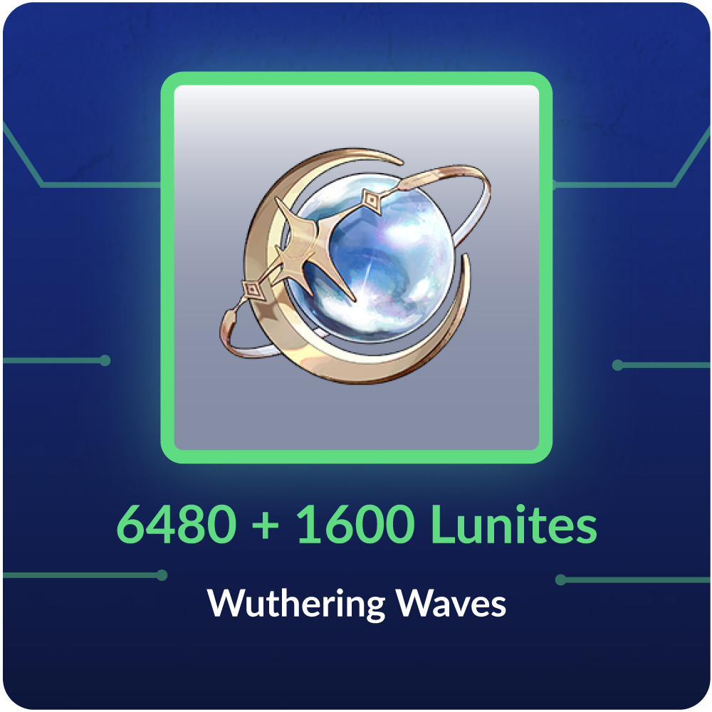 6480 + 1600 Lunites - Wuthering Waves