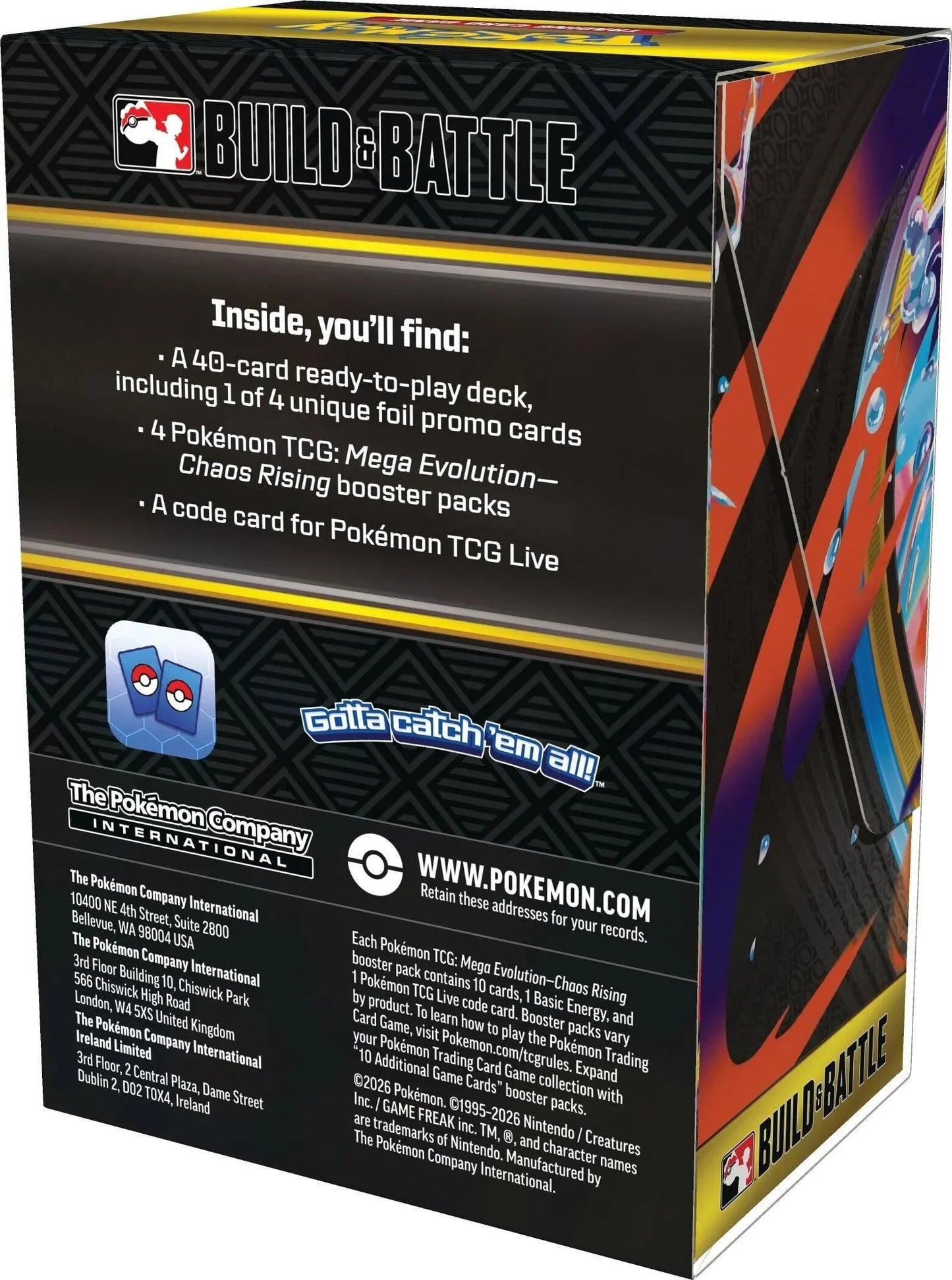 Mega Evolution: Chaos Rising Build & Battle Box - Shop at xdovtoxtgo