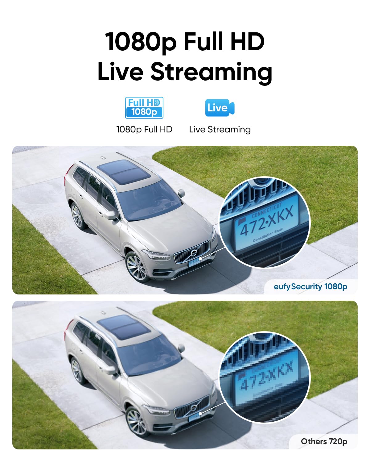 eufy Security eufyCam 2C 2-Cam Kit Security Camera Outdoor Wireless Home Security System with 180-Day Battery Life, HomeKit Compatibility, 1080p HD, IP67, Night Vision, No Monthly Fee