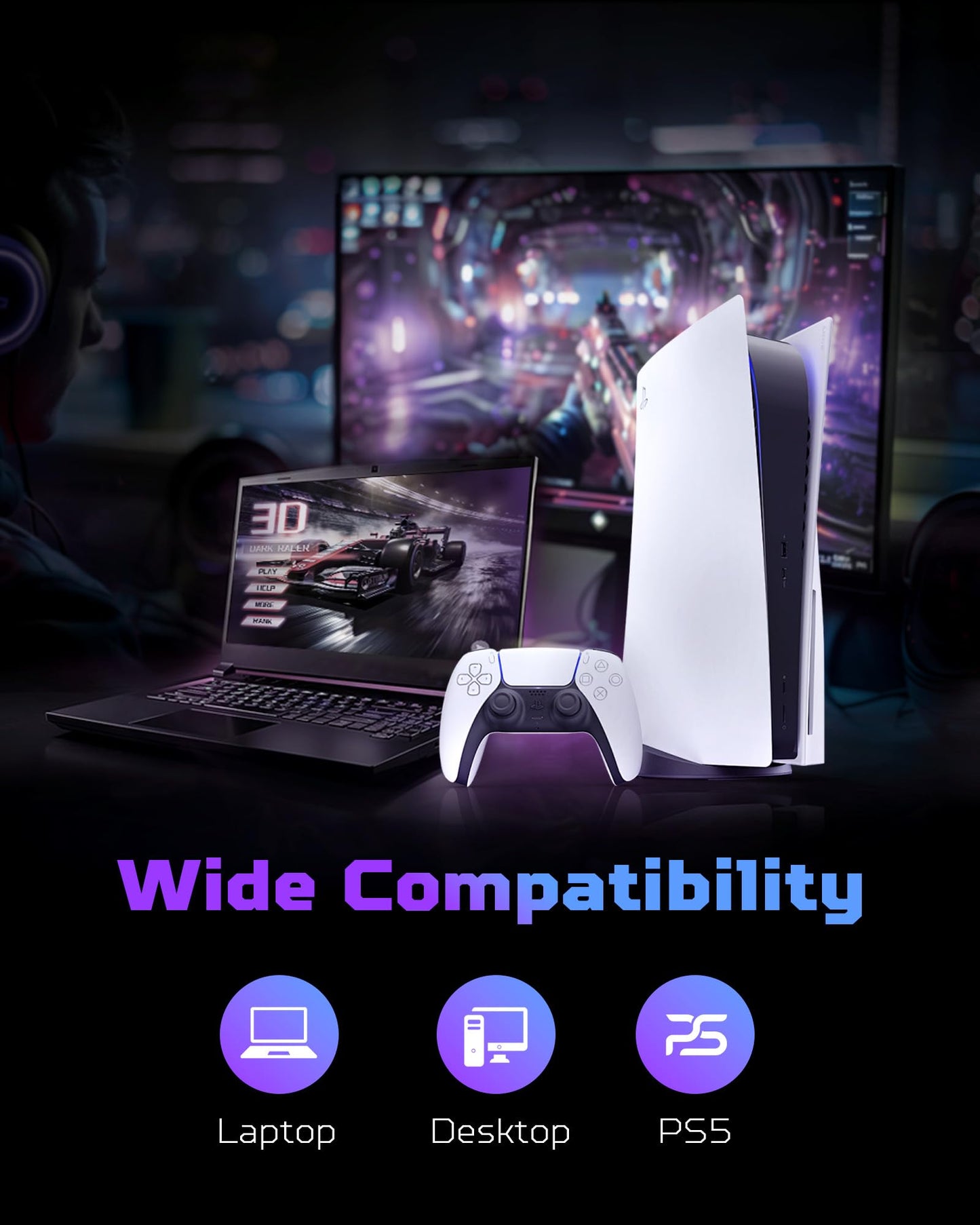 acer Predator GM7 2TB SSD: M.2 2280 PCIe Gen 4 x4 NVMe 2.0, Read Speed Up to 7400 MB/s, Internal PC Solid State Drive for Laptop, Desktop and PS5 - BL.9BWWR.119