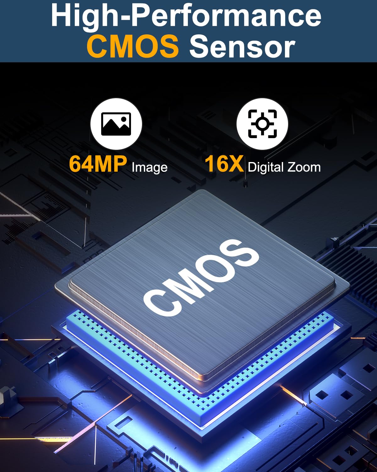 4K 64MP Digital Camera - Autofocus UHD Compact Camera - Rechargeable Vlogging Camera with 32GB Card & 2 Batteries, Portable Mini Camera with 16X Digital Zoom for Kids Beginners Teenagers