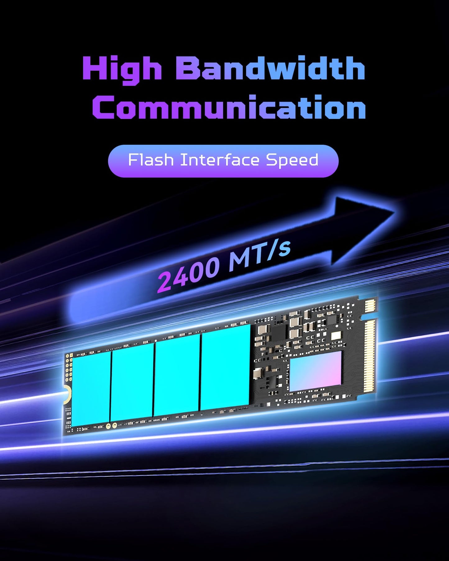 acer Predator GM7 2TB SSD: M.2 2280 PCIe Gen 4 x4 NVMe 2.0, Read Speed Up to 7400 MB/s, Internal PC Solid State Drive for Laptop, Desktop and PS5 - BL.9BWWR.119