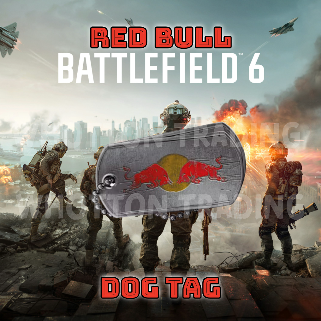 Battlefield 6 Exclusive Red Bull Dog Tag + Double XP Code | Rare Dog Tag DLC | Exclusive Battlefield Rewards