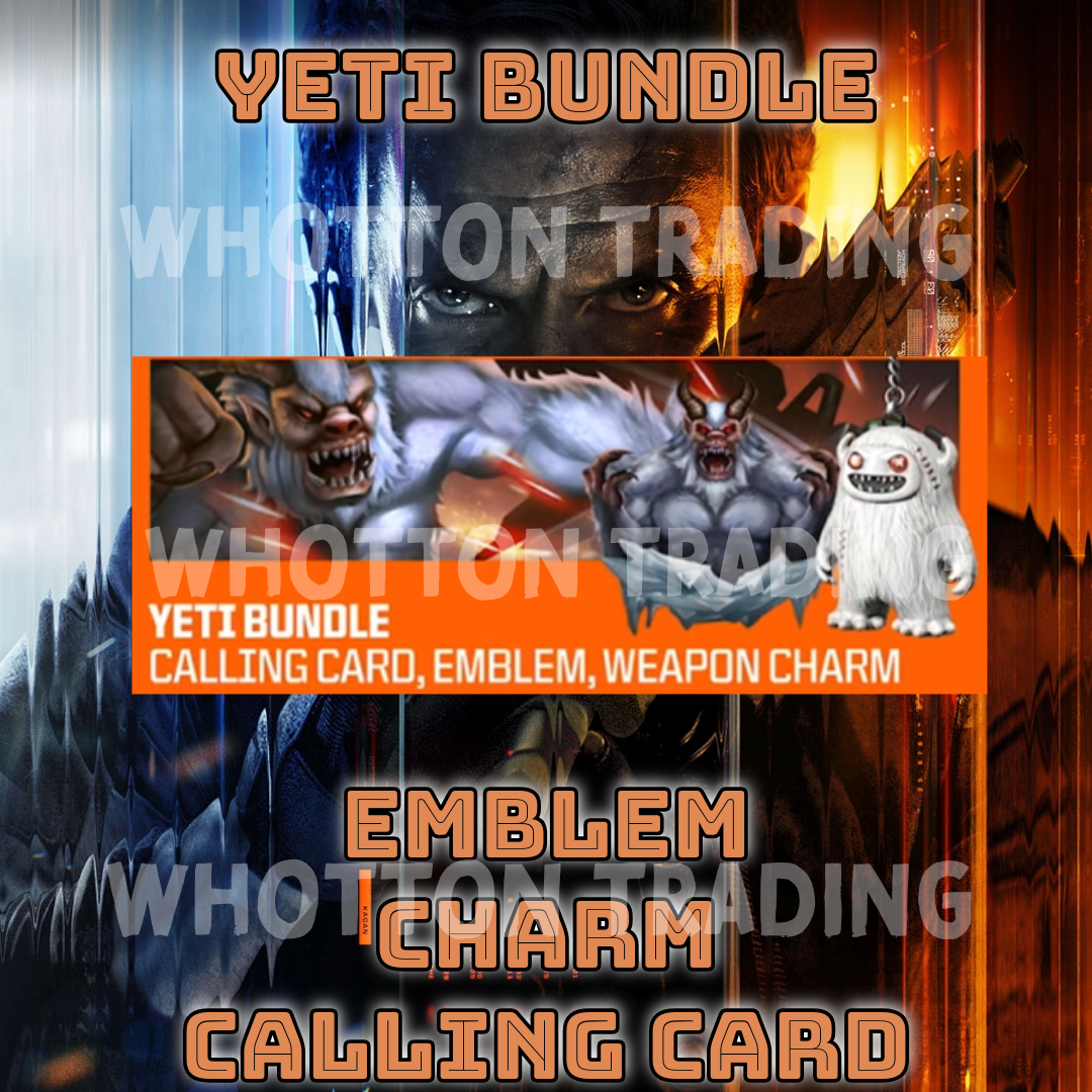 Call of Duty Black Ops 7 | Dominos | Fireaway Pizza Yeti Bundle - Domino's Exclusive Emblem, Calling Card & Charm Rewards Set