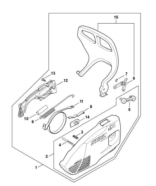 Chain Sprocket Cover for Stihl MS150 T Chainsaw