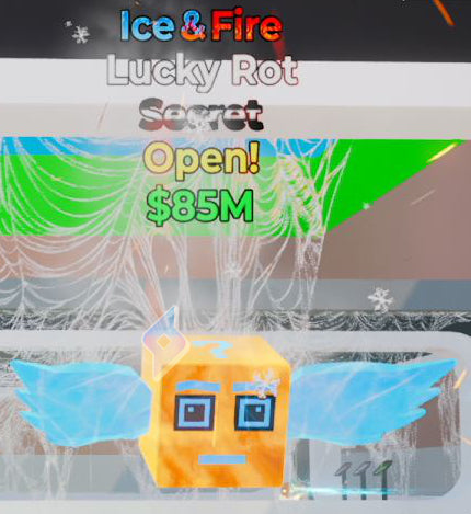 Lucky Rot Secret Ice & Fire - Steal the Brainrot