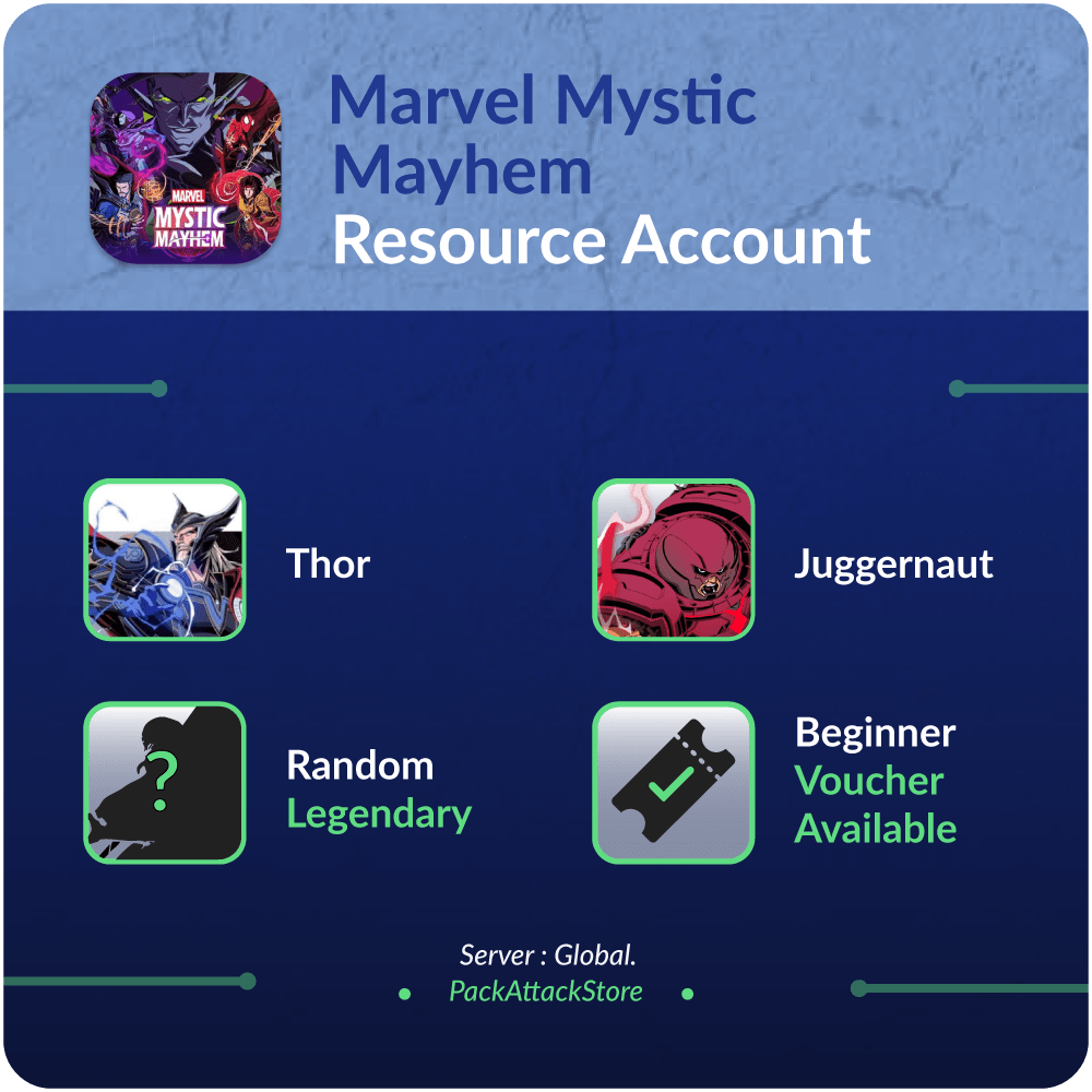 Thor+ Juggernaut + Random Legendary + Beginner Voucher Available