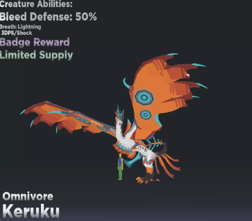 Keruku Species - Creatures of Sonaria - ROBLOX