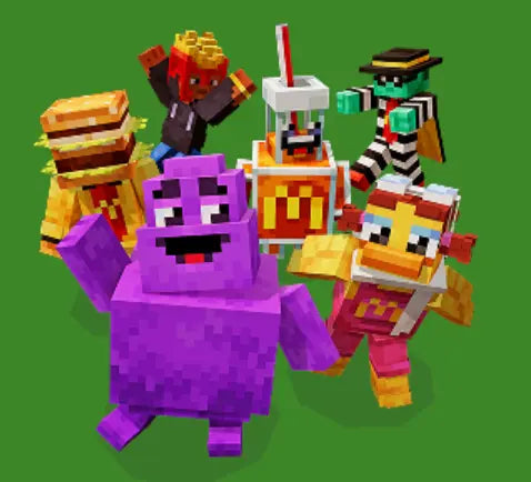 Minecraft x McDonalds - "Fry Helmet" Digital Code
