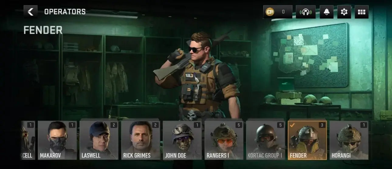 CALL OF DUTY WARZONE MOBILE OPERATOR SKIN "STRYKER"