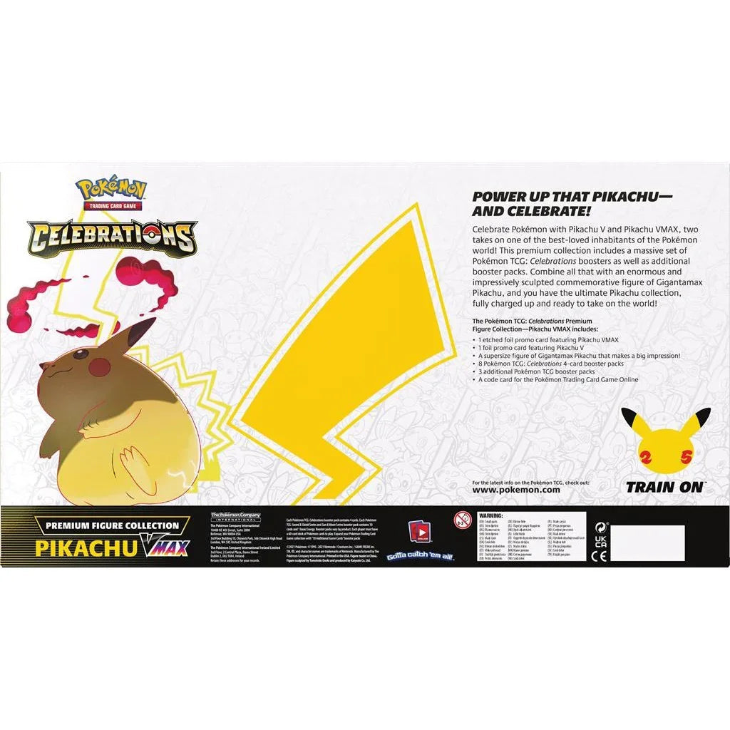 Celebrations: 25th Anniversary - Premium Figure Collection (Pikachu VMAX) - Shop at xdovtoxtgo