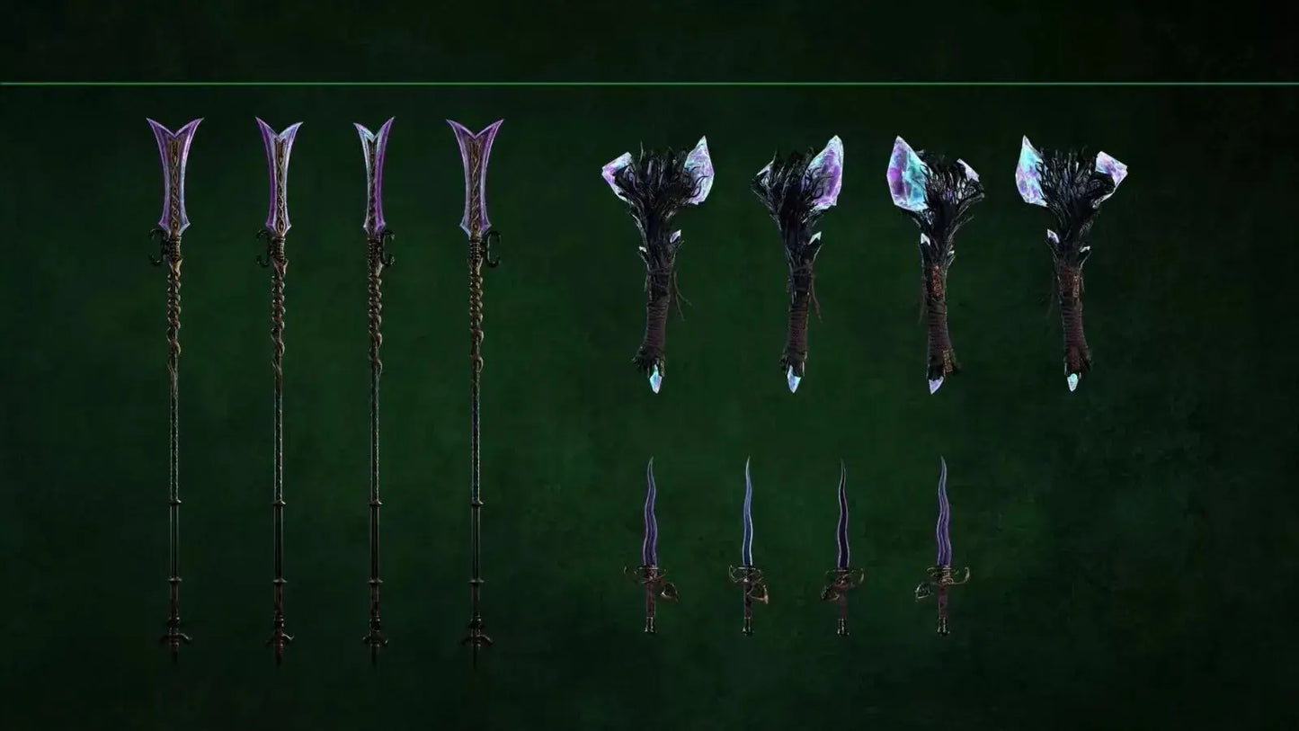 Diablo 4 Vessel of Hatred - Trolli 3 Weapon Pack | 3 Weapon Transmogs