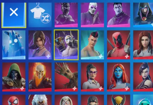 160+ skins phsycho bandit black knight and mayko glider
