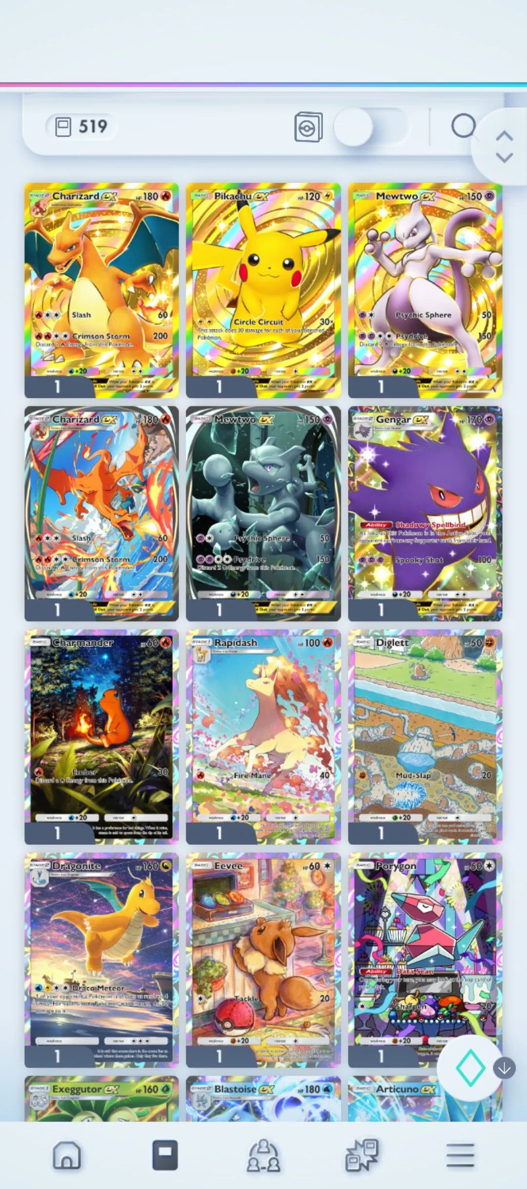 Pokémon TCG Pocket 3 Crown Card Accounts