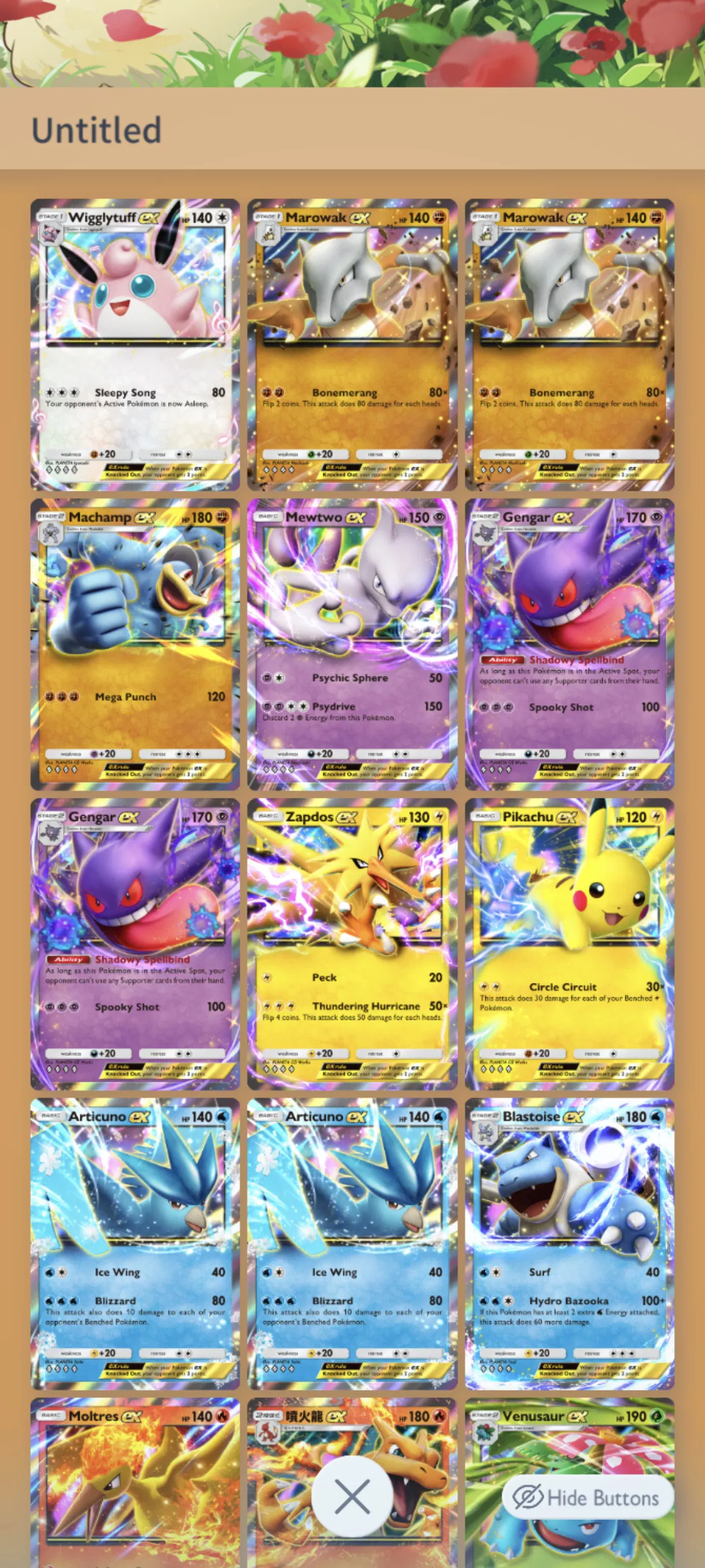 Pokémon TCG Pocket: 3 Crown Cards | 2 x Pikachu, Charizard