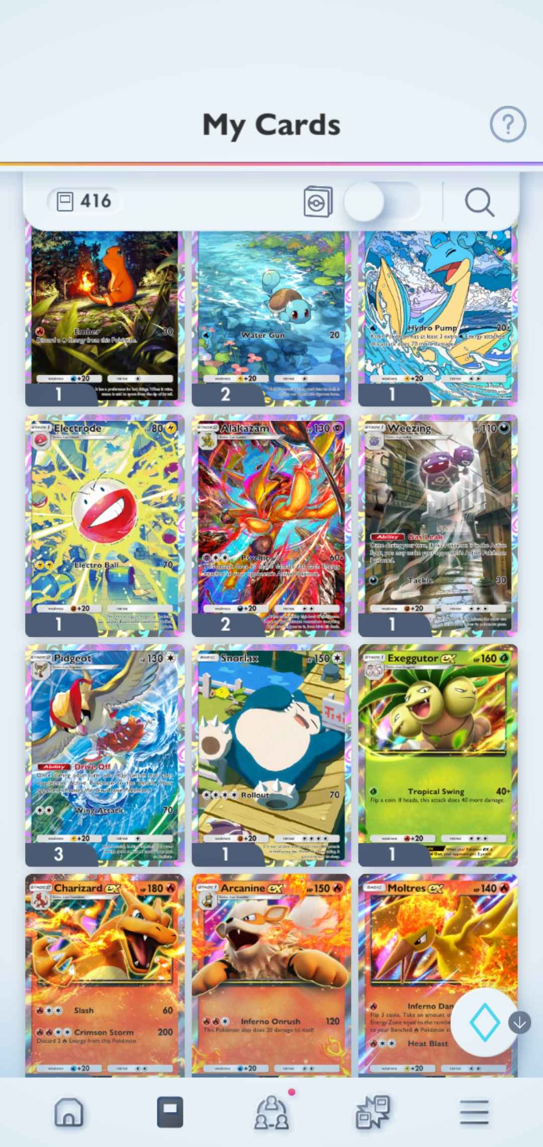 Pokémon TCG Pocket: 3 Crowns | 400+ Cards, Crown Charizard + Crown Pikachu + Crown Mewtwo