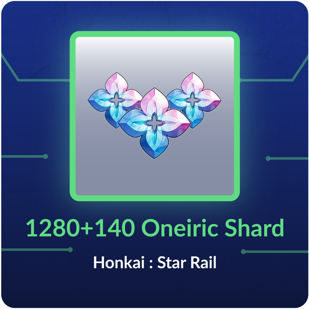 1280 + 140 Oneiric Shard - Honkai : Star Rail
