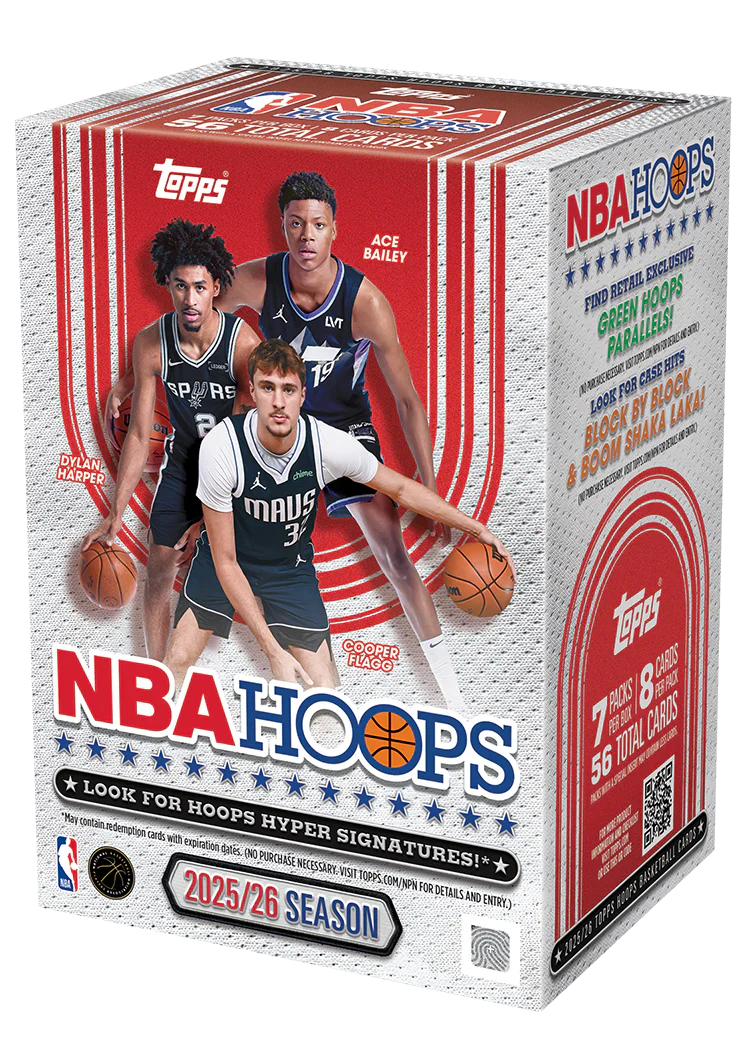 2025/26 Topps NBA Hoops - Value Box - Shop at xdovtoxtgo