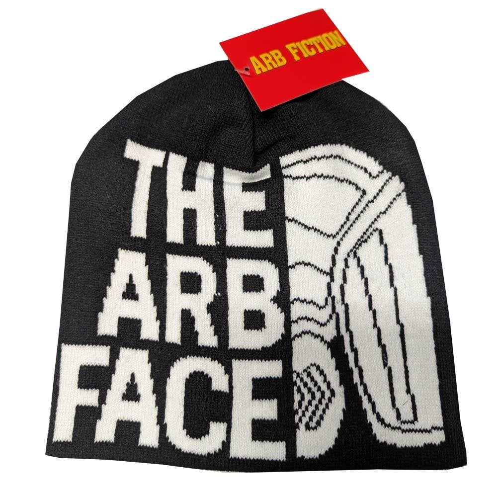 Arb Face Black & White Beanie