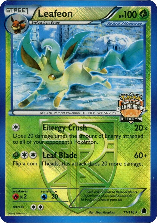 Leafeon (11)/116 (Regional Championship Promo) [League & Championship Cards] - Shop at xdovtoxtgo