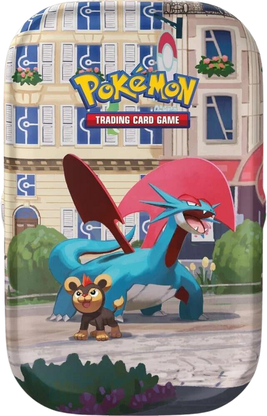 Lumiose City Mini Tin (Salamence & Litleo) - Shop at xdovtoxtgo