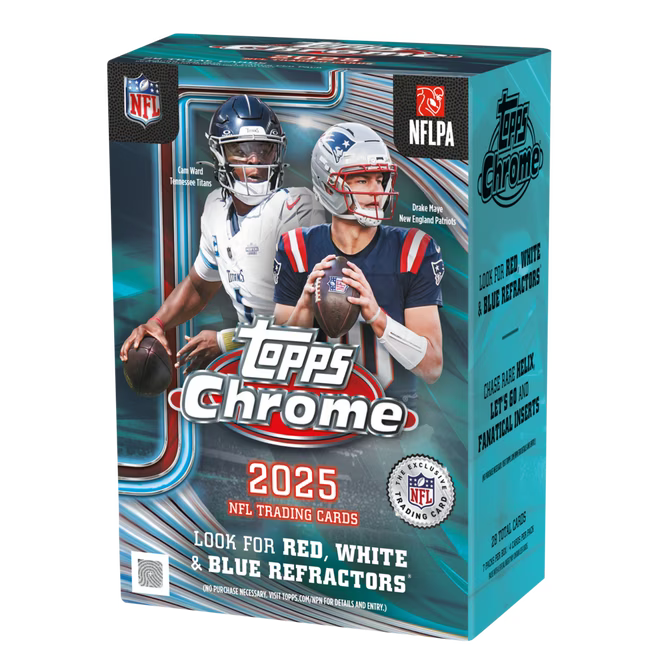 2025 Topps Chrome Football - Value Box - Shop at xdovtoxtgo