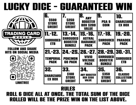 Dice Roll - Shop at xdovtoxtgo