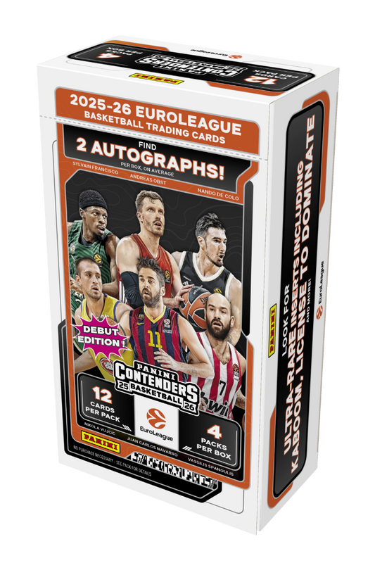 2025-26 Panini Contenders EuroLeague - Hobby Box - Shop at xdovtoxtgo