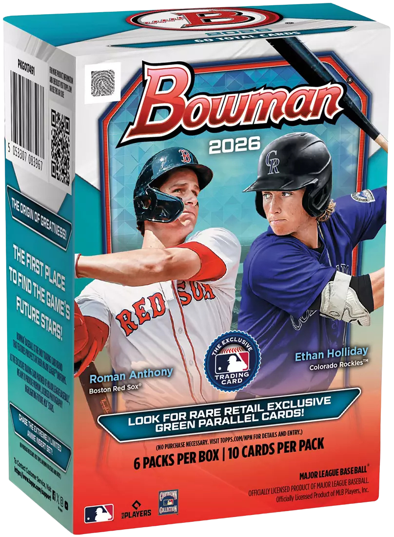 2026 Bowman Baseball - Value Box - Shop at xdovtoxtgo