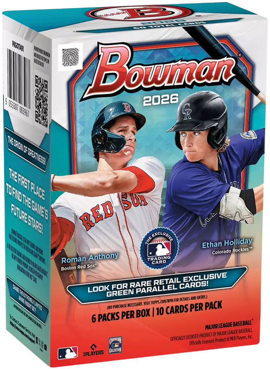 2026 Bowman Baseball - Value Box - Shop at xdovtoxtgo