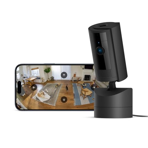 Ring Pan-Tilt Indoor Camera | Plug-In Pet Security Camera | 360° pan & 169° tilt coverage, Manual Privacy Cover, HD video, Two-Way Talk, Wi-Fi | 30-day free trial of Ring Home