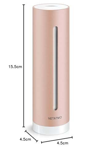 Netatmo Smart Indoor Air Quality Monitor (temperature, humidity, noise and CO2 sensors), NHC-UK