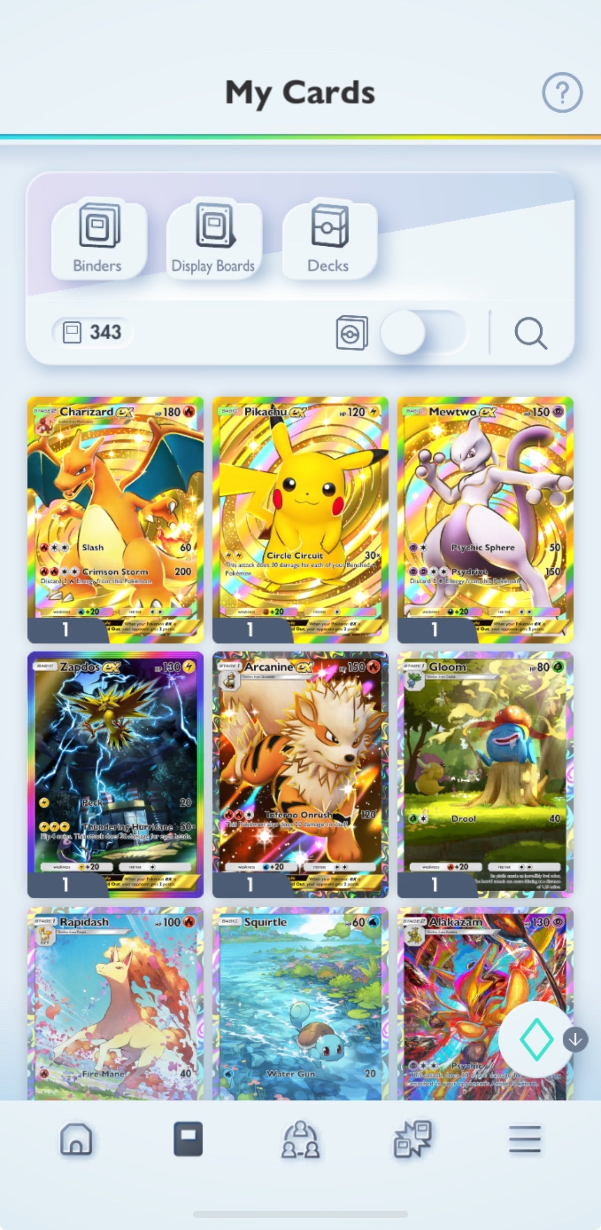 Pokémon TCG Pocket 3 Crown Card Accounts