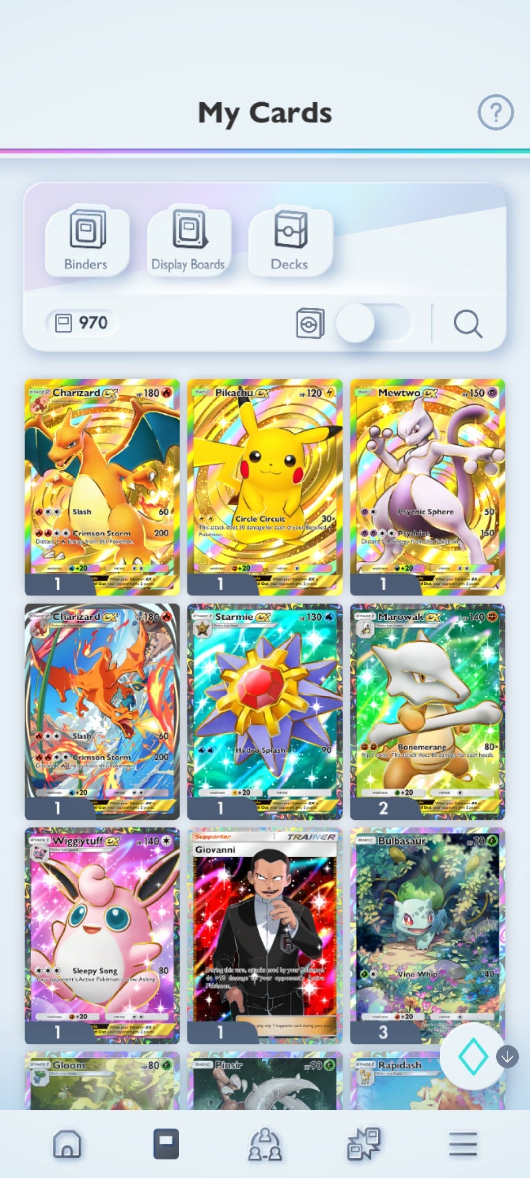 Pokémon TCG Pocket 3 Crown Card Accounts