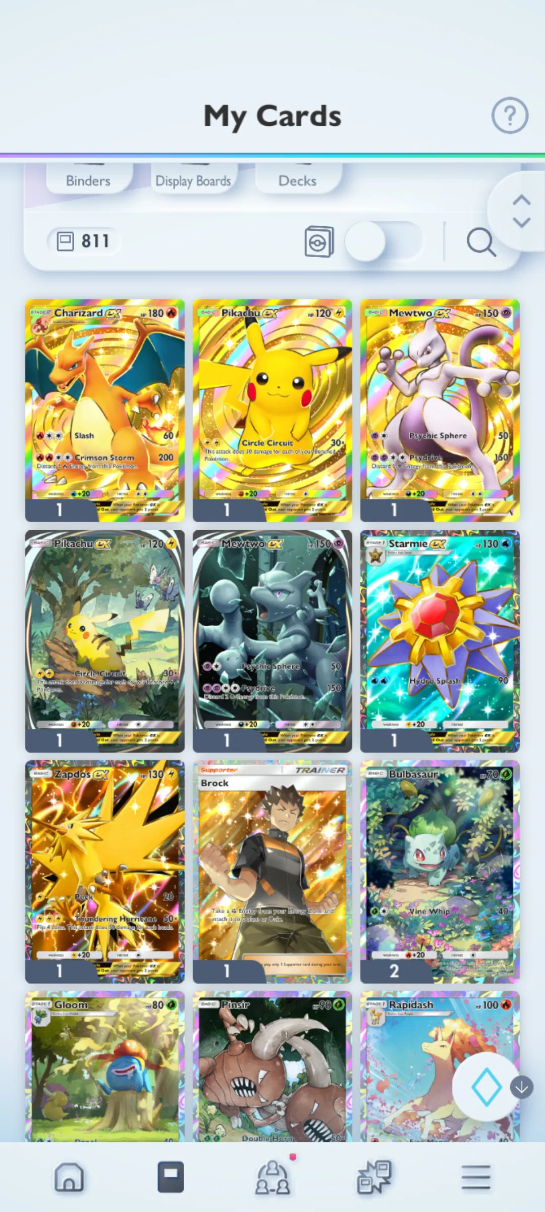 Pokémon TCG Pocket 3 Crown Card Accounts
