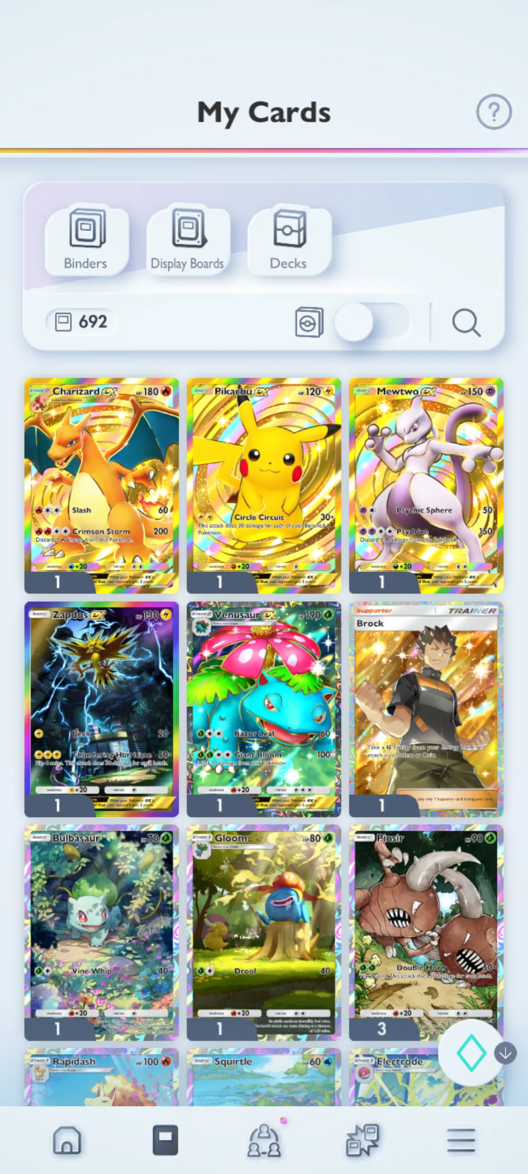 Pokémon TCG Pocket 3 Crown Card Accounts