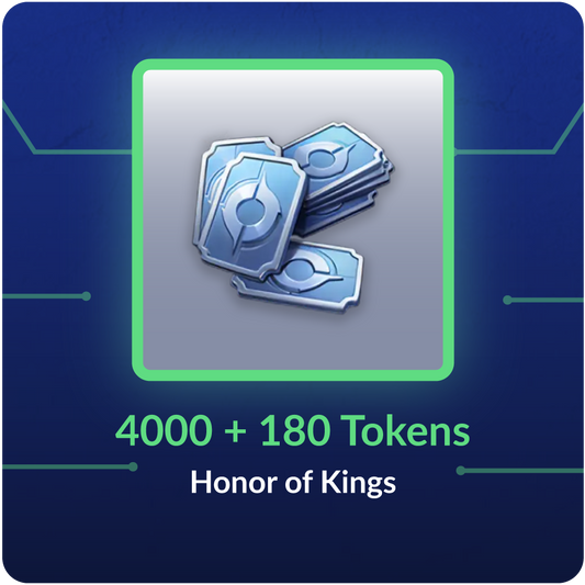 4000 + 180 Tokens - Honor of Kings