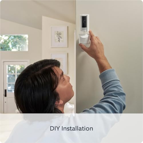 Ring Pan-Tilt Indoor Camera | Plug-In Pet Security Camera | 360° pan & 169° tilt coverage, Manual Privacy Cover, HD video, Two-Way Talk, Wi-Fi | 30-day free trial of Ring Home