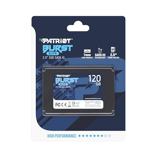 Patriot Burst Elite SATA 3 120GB SSD 2.5" Solid State Drive