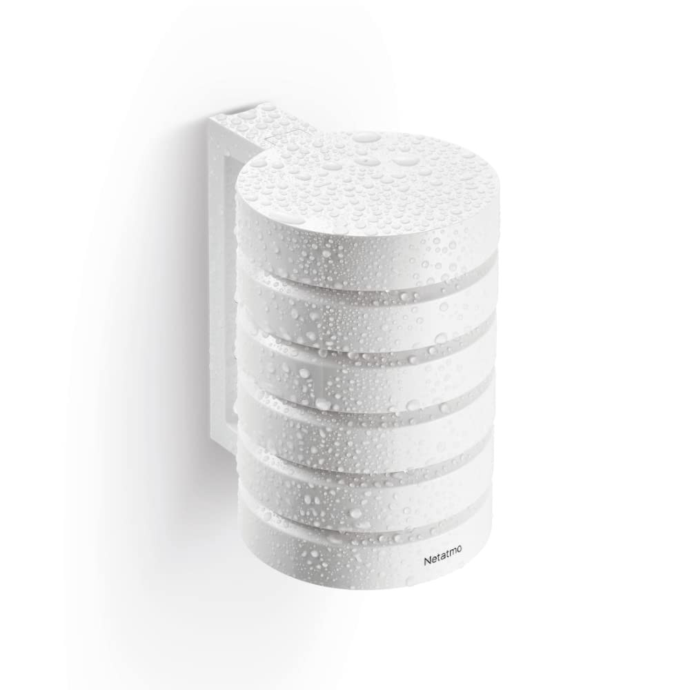 Netatmo - Functional protective housing for the smart weather station, protection for the external module of the smart weather station with WLAN connection, NRS-WW, White