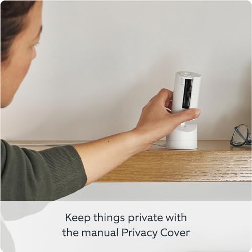 Ring Pan-Tilt Indoor Camera | Plug-In Pet Security Camera | 360° pan & 169° tilt coverage, Manual Privacy Cover, HD video, Two-Way Talk, Wi-Fi | 30-day free trial of Ring Home