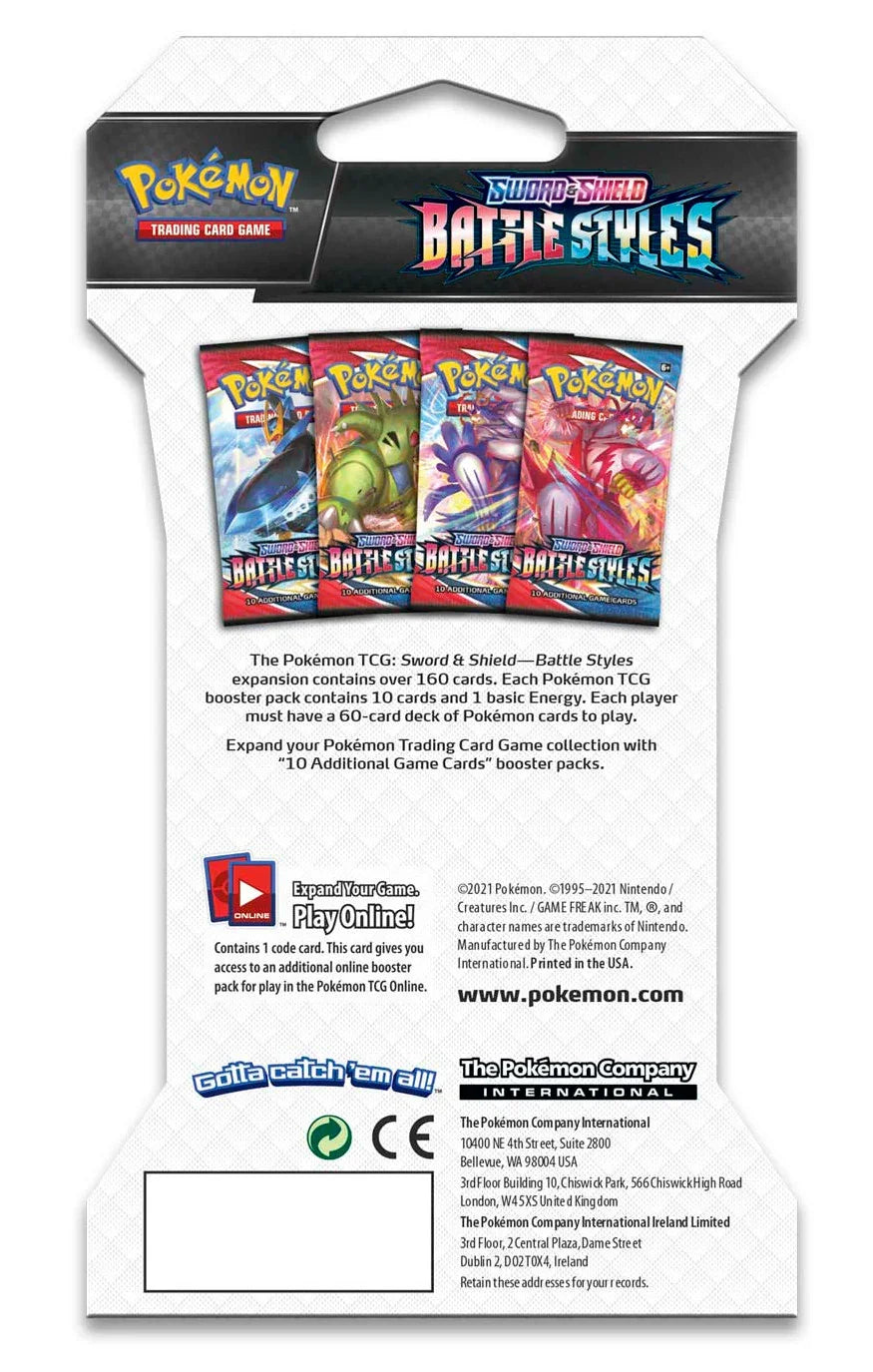 Sword & Shield: Battle Styles - Sleeved Booster Pack (Single Strike Tyranitar V) - Shop at xdovtoxtgo