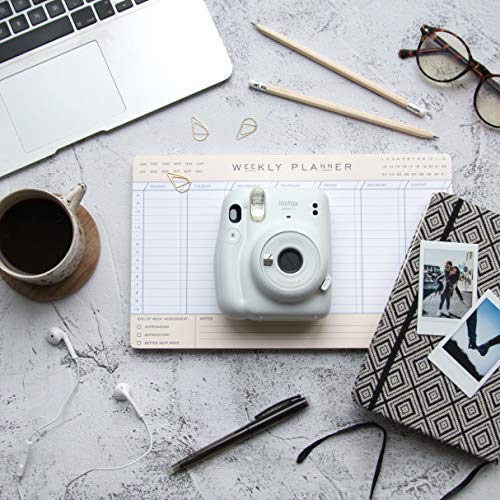 instax mini 11 instant film camera, auto exposure and Built-in selfie lens, Ice White