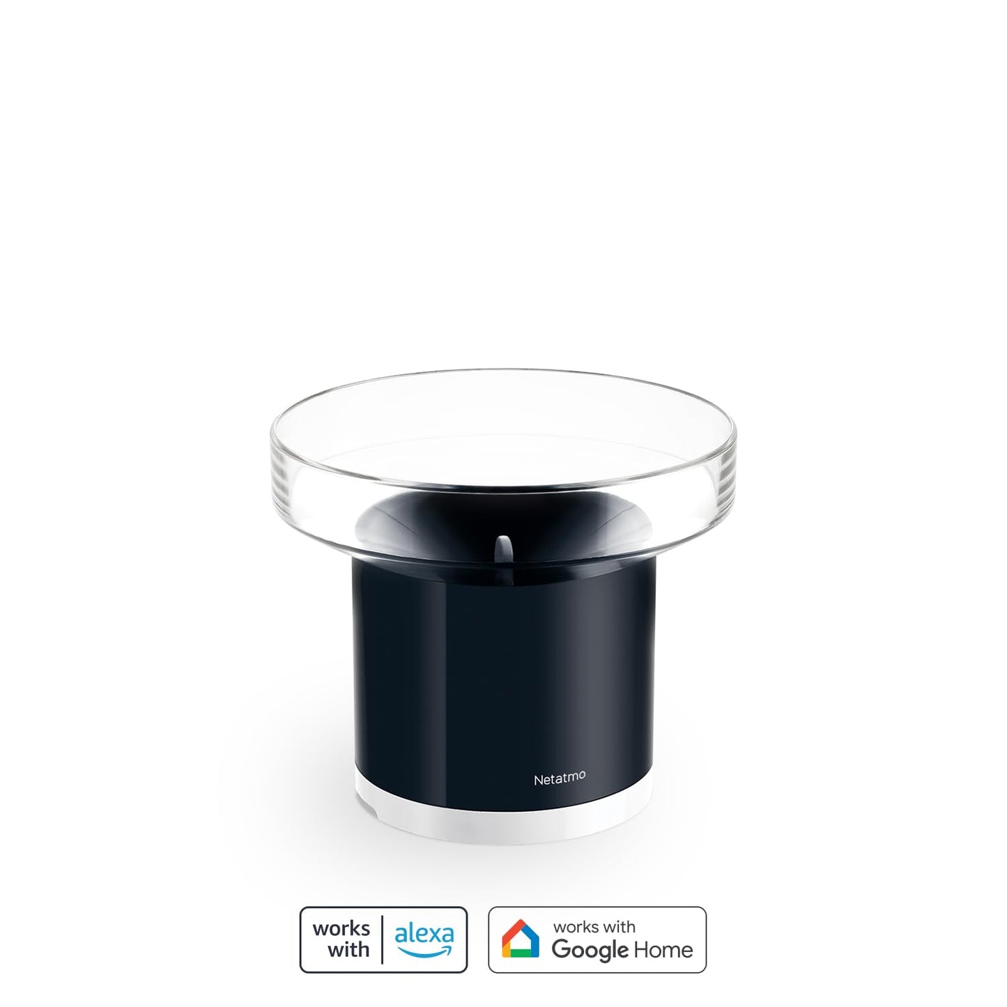 Netatmo Rain Gauge for Netatmo Weather Station, NRG01-WW, Black