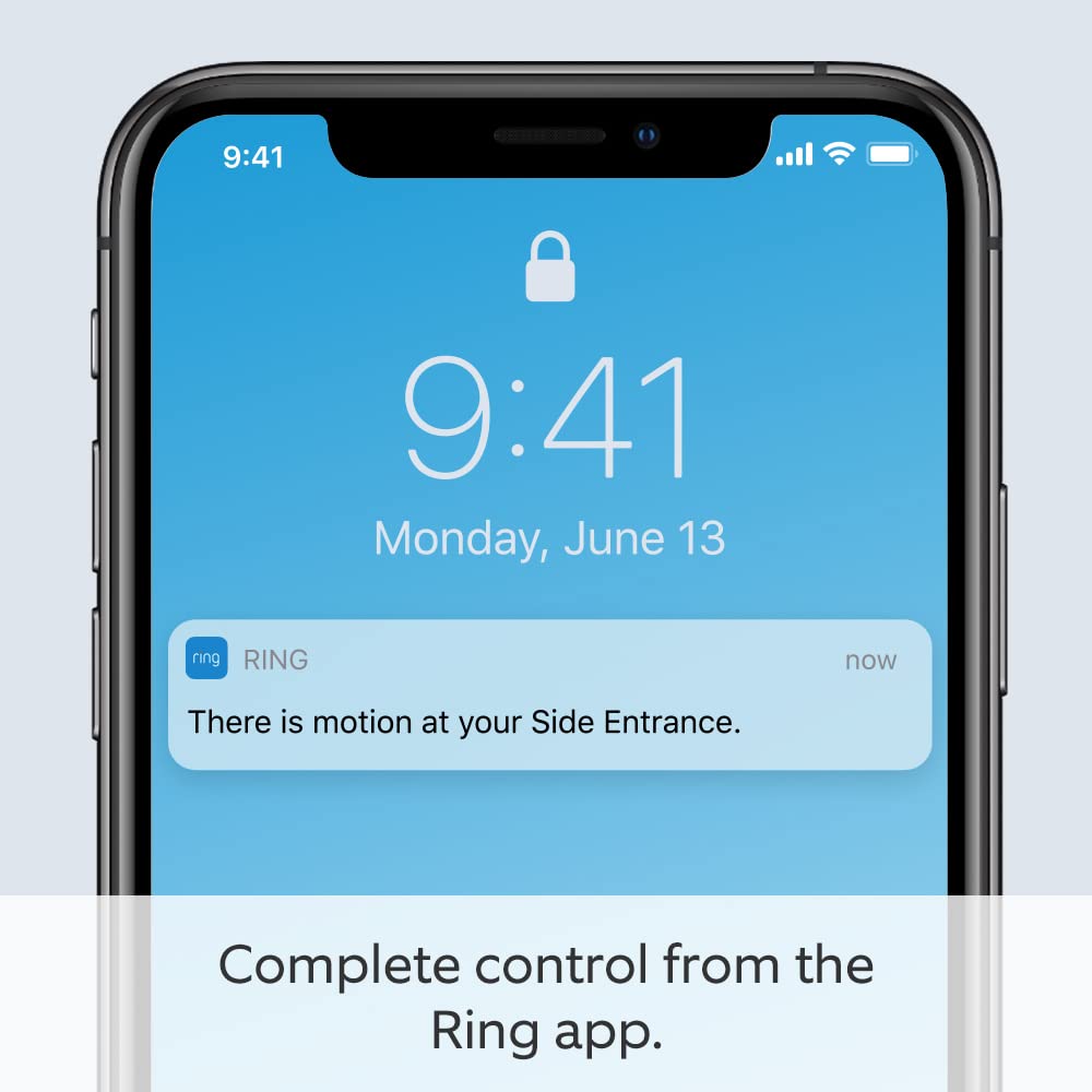 Ring Spotlight Cam Plus Battery | Wireless outdoor Security Camera 1080p HD Video, Two-Way Talk, LED Spotlights, Siren, alternative to CCTV system | 30-day free trial of Ring Home